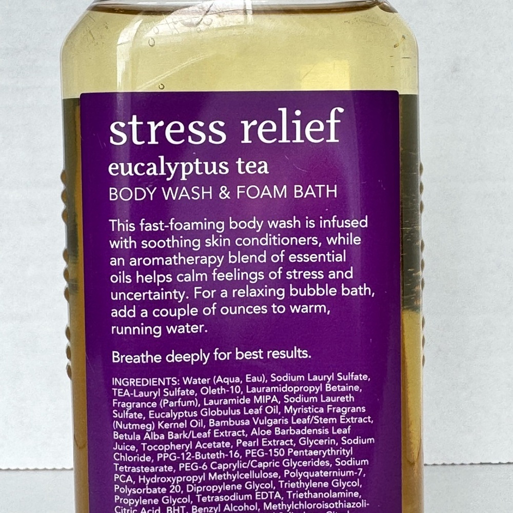 Discontinued Bath & Body Works Aromatherapy Eucalyptus Tea Body Wash Foam Bath - Picture 4 of 6